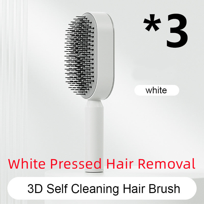 Berovie Self Cleaning Hair Brush For Women