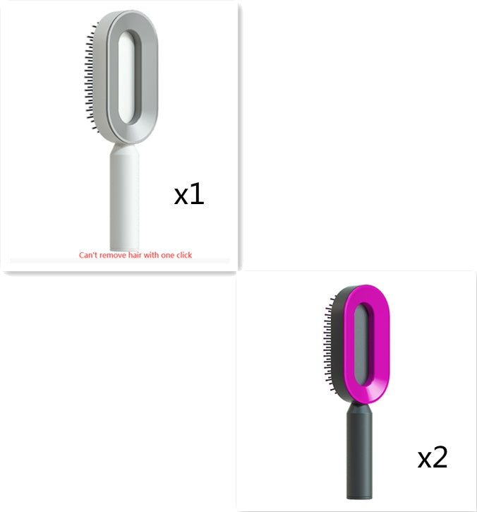 Berovie Self Cleaning Hair Brush For Women