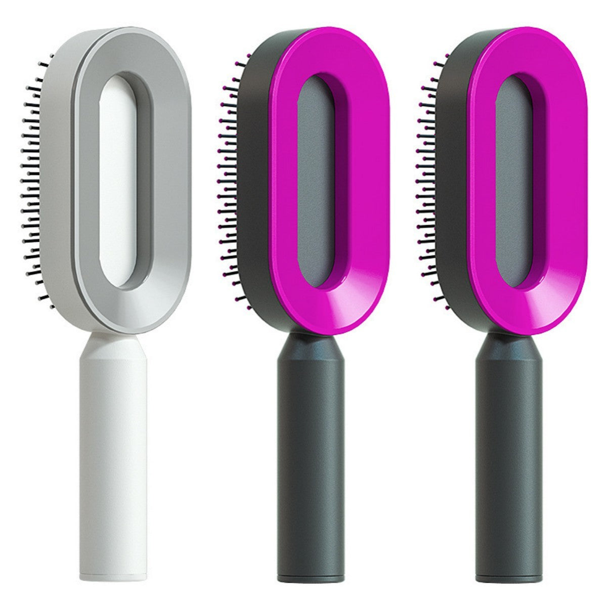 Berovie Self Cleaning Hair Brush For Women