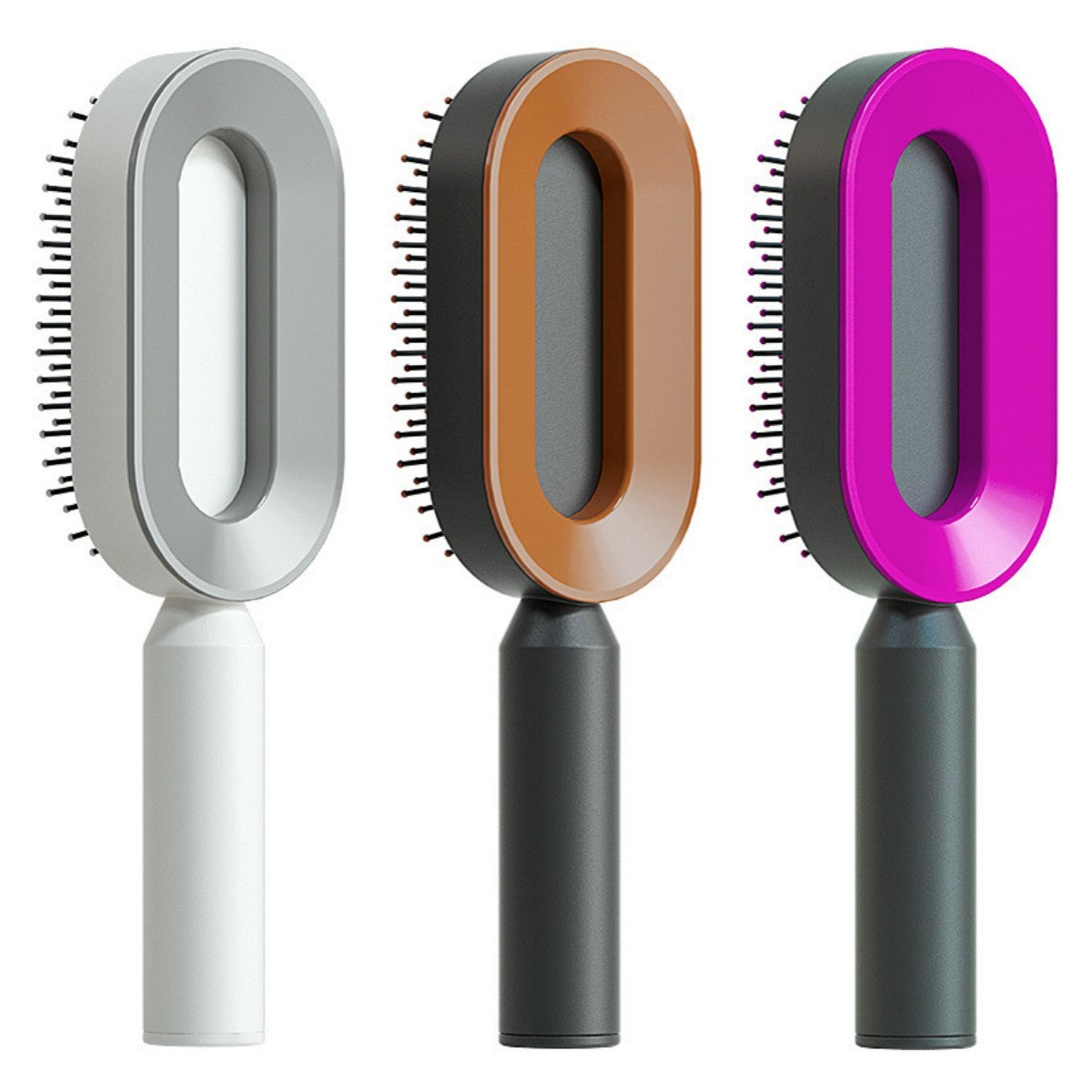 Berovie Self Cleaning Hair Brush For Women