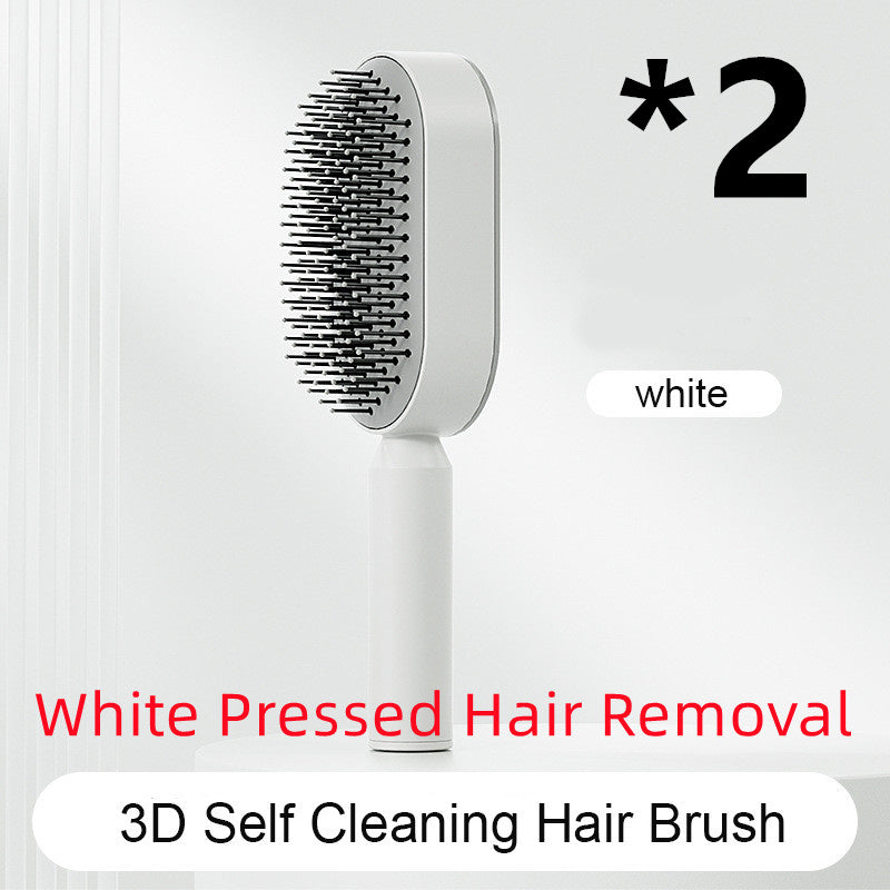 Berovie Self Cleaning Hair Brush For Women