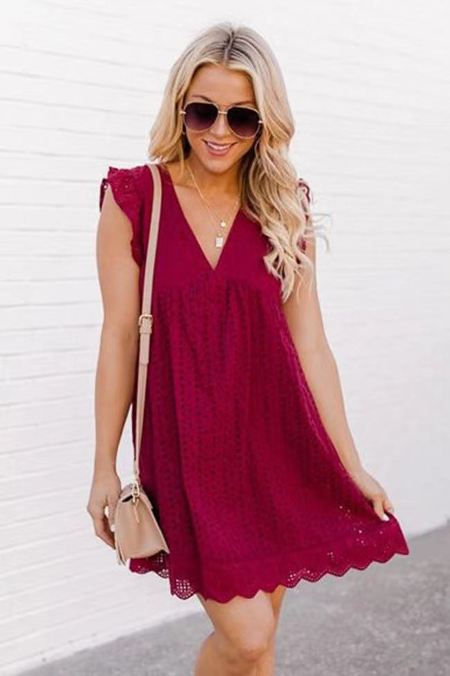 Berovie Lace Beach Dresses