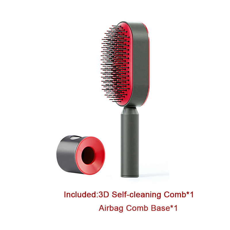 Berovie Self Cleaning Hair Brush For Women