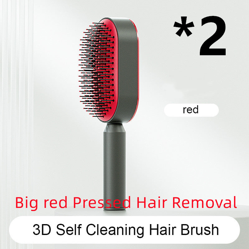 Berovie Self Cleaning Hair Brush For Women