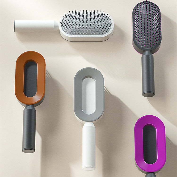 Berovie Self Cleaning Hair Brush For Women