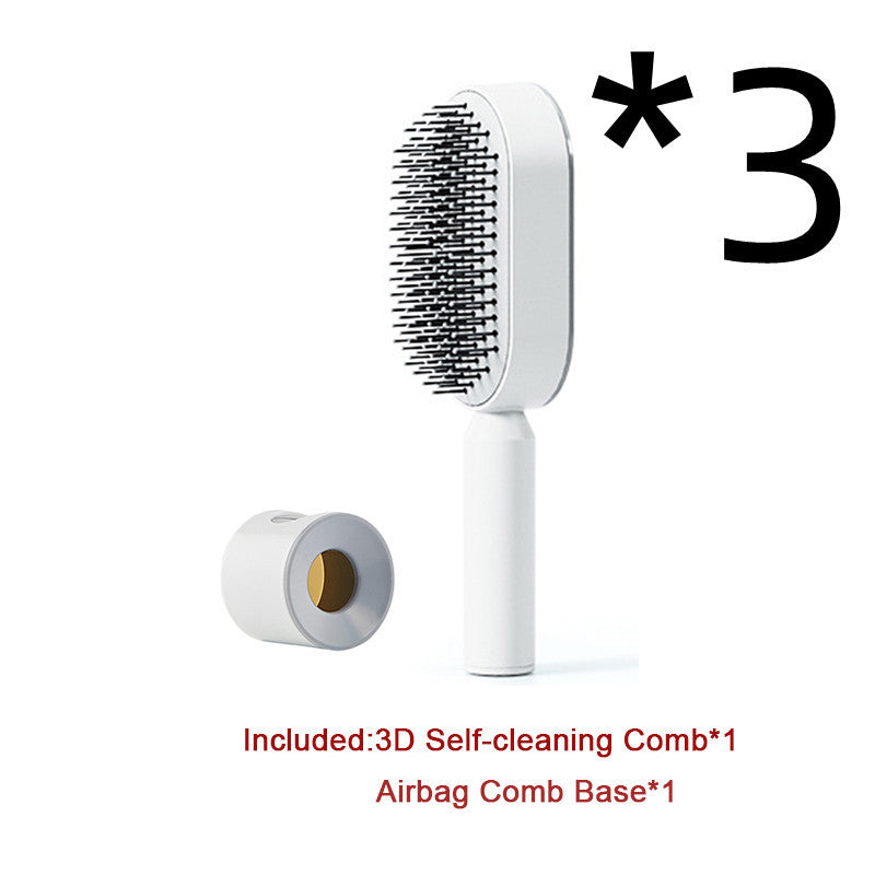 Berovie Self Cleaning Hair Brush For Women