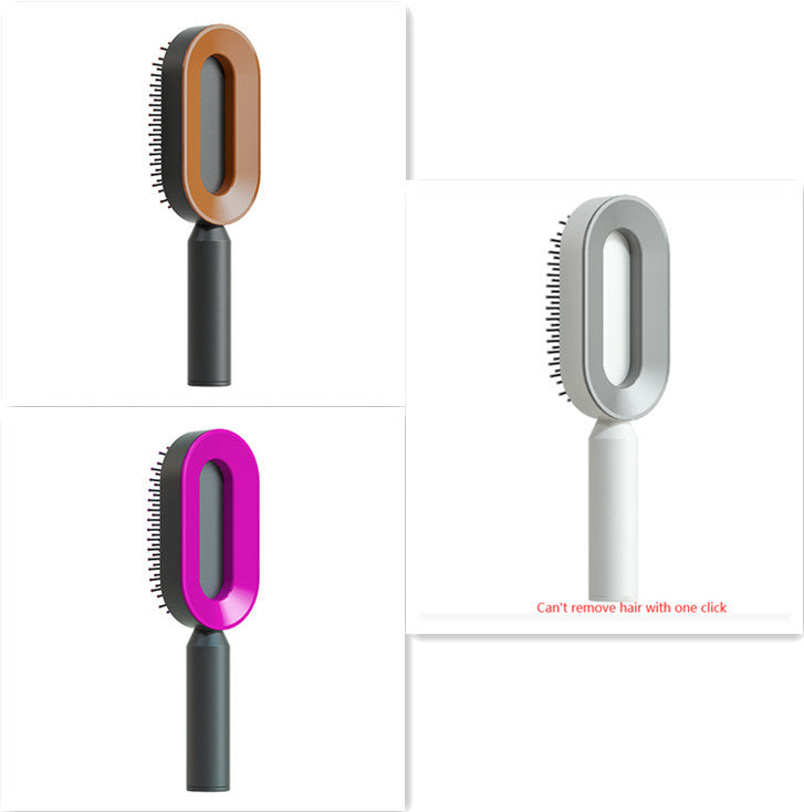 Berovie Self Cleaning Hair Brush For Women