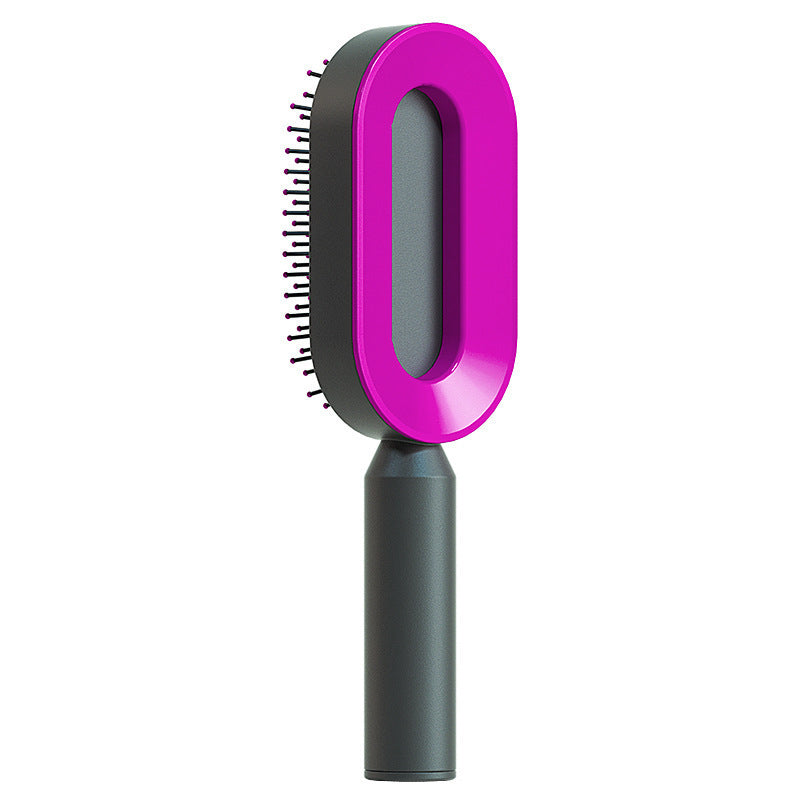 Berovie Self Cleaning Hair Brush For Women